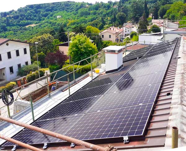 Impianto Fotovoltaico installato da Vip Energy di Verona